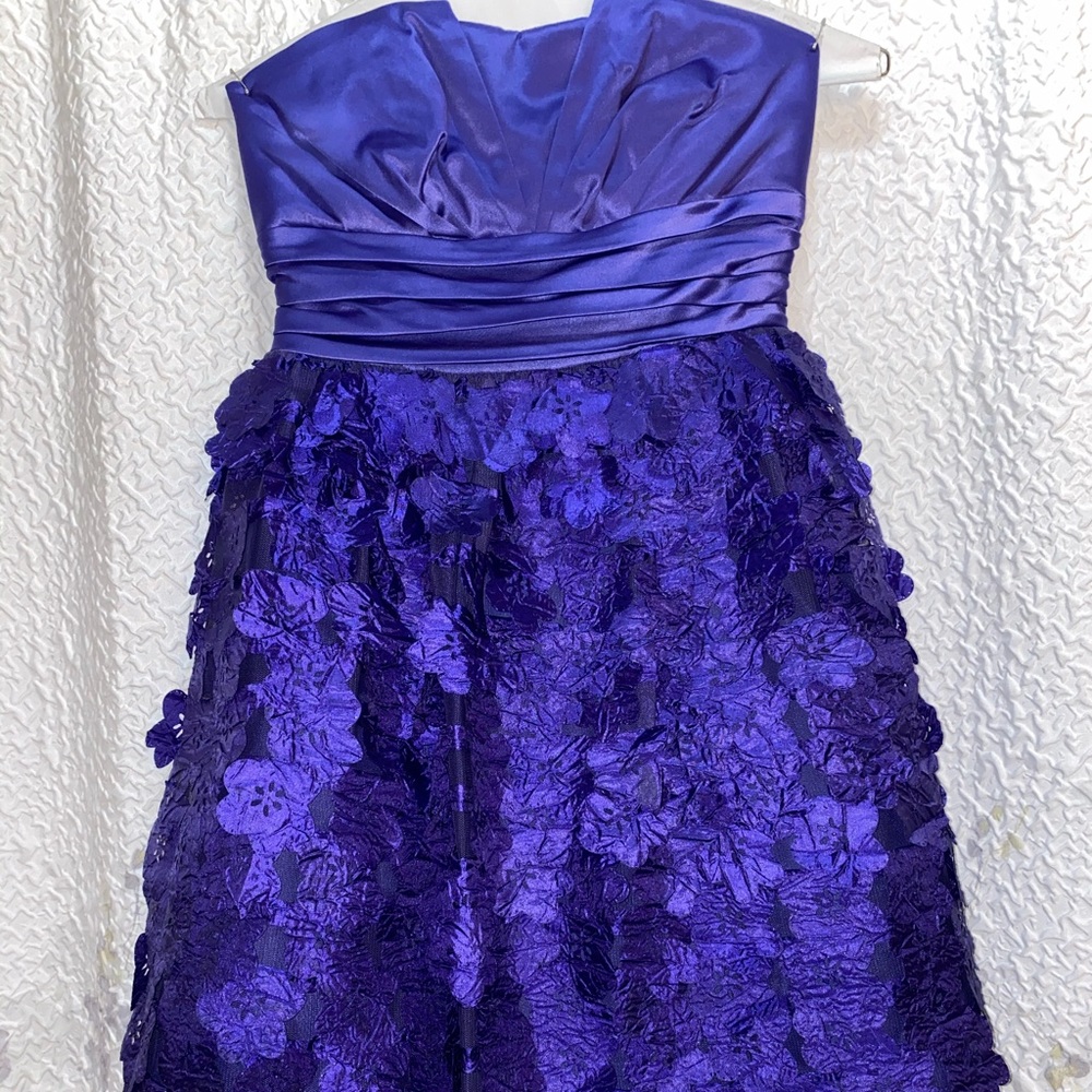 XOXO girls party dress w beautiful flower skirt